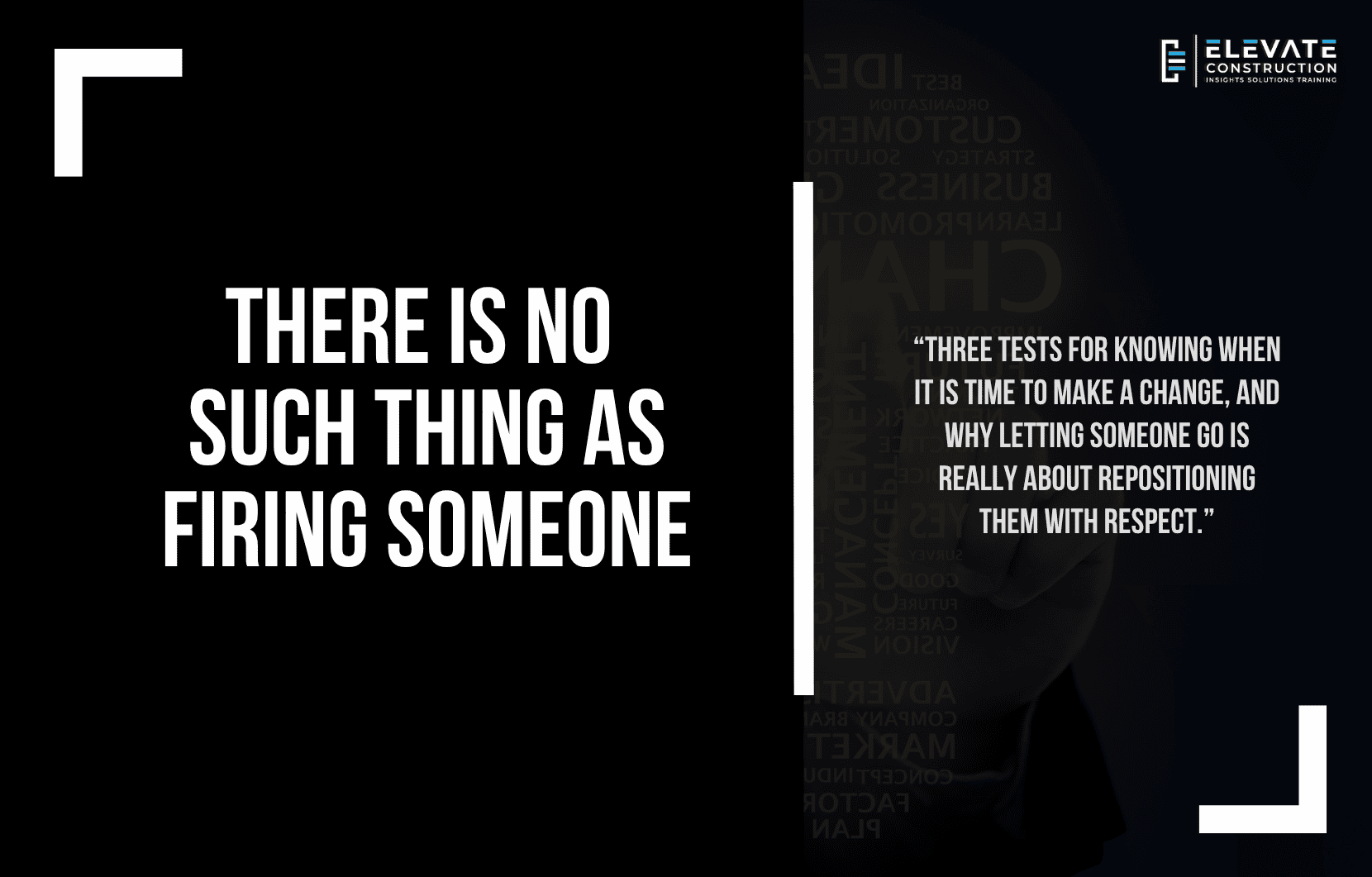 There is no such thing as firing someone – the keeper test and Packard's Law